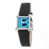 Laura Biagiotti Black Leather Dress Watch