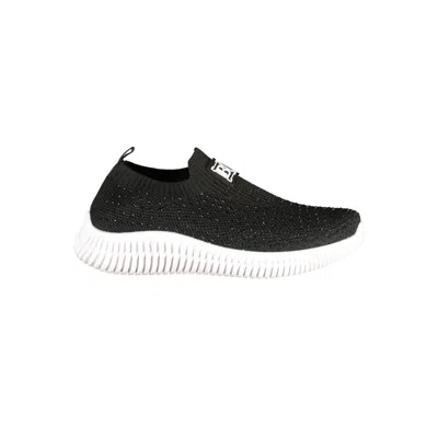Laura Biagiotti Black Polyester Athletic Sneakers