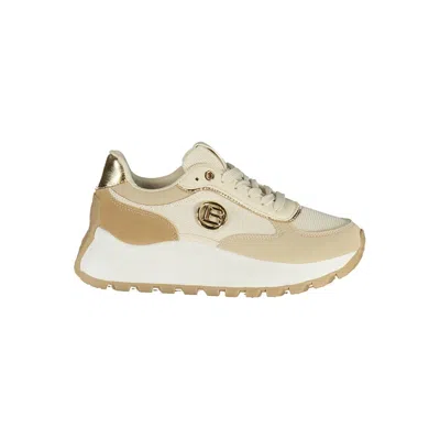 Laura Biagiotti Black Polyester Women Sneaker In Nude