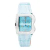Laura Biagiotti Blue Leather Dress Watch