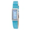 Laura Biagiotti Blue Leather Dress Watch In Blue