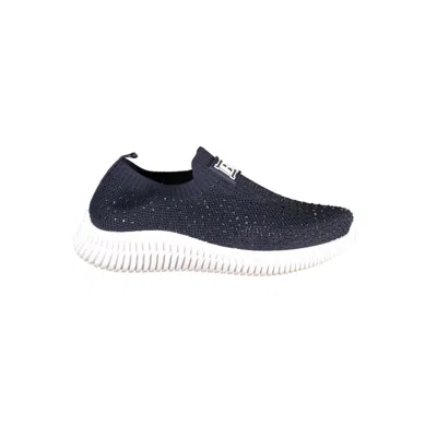Laura Biagiotti Blue Polyester Athletic Sneakers