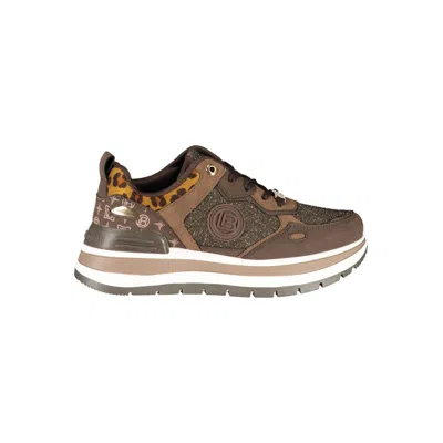 Laura Biagiotti Brown Polyester Women Sneaker In Multi