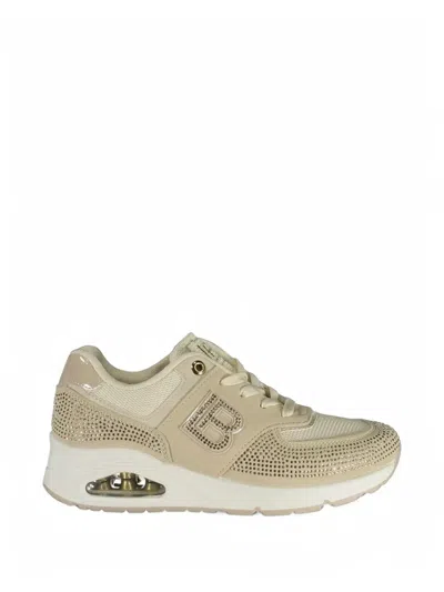 Laura Biagiotti Crystal-embellished Monogram Sneakers In Multi