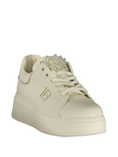 Laura Biagiotti Faux-pearl Embellished Sneakers In Multi