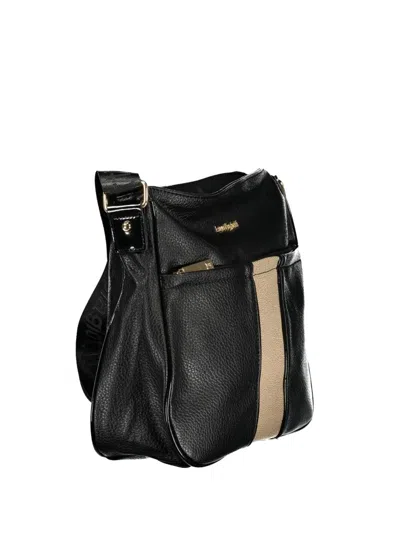 Laura Biagiotti Gillman Striped Crossbody Bag In Black