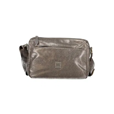 Laura Biagiotti Gray Polyester Women Handbag In Brown