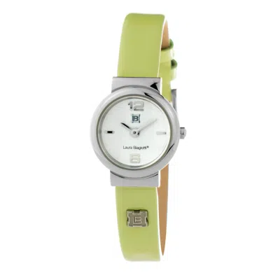 Laura Biagiotti Green Leather Dress Watch