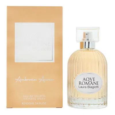 Laura Biagiotti Ladies Aqve Romane Ambrosia Aurea Edt Spray 3.4 oz Fragrances 8059083001857