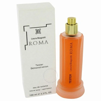 Laura Biagiotti Ladies Roma Edt 3.4 oz (tester) Fragrances 8011530000509 In Orange