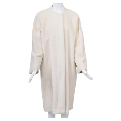 Pre-owned Laura Biagiotti Laura Biagiatti White 1980s Coat