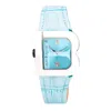 Laura Biagiotti Blue Leather Bracelet Watch In Blue