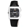 Laura Biagiotti Leather Dress Women's Watch In Black