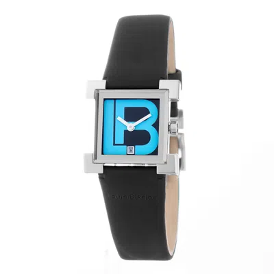 Laura Biagiotti Leather Dress Women's Watch In Black