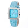 Laura Biagiotti Leather Dress Women's Watch In Blue