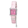 Laura Biagiotti Leather Dress Women's Watch In Pink