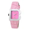 Laura Biagiotti Leather Dress Women's Watch In Pink