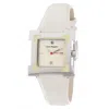 Laura Biagiotti Leather Dress Women's Watch In Neutral
