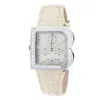 Laura Biagiotti Leather Dress Women's Watch In White