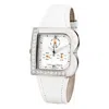 Laura Biagiotti Leather Dress Women's Watch In White