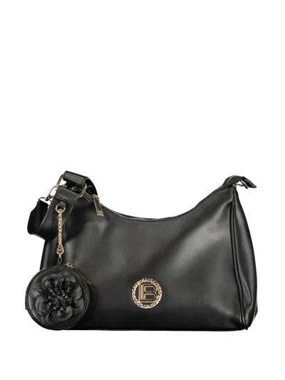 Laura Biagiotti Logo-plaque Pouch-detail Tote Bag In Blue