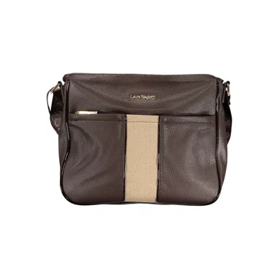 Laura Biagiotti Marrone Pvc Women Handbag In Brown