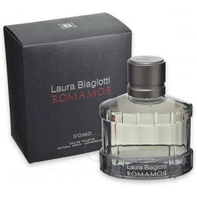 Laura Biagiotti Men's Romamor Uomo Edt Spray 2.5 oz Fragrances 8011530005047 In Black