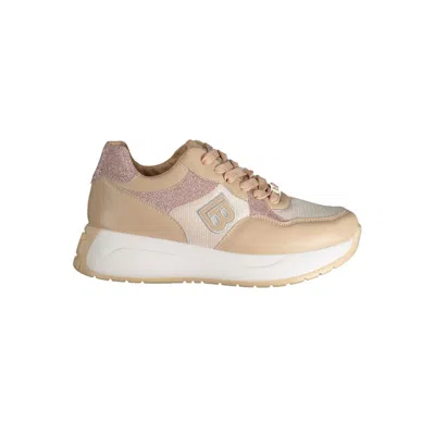 Laura Biagiotti Polyester Women's Sneaker In Beige