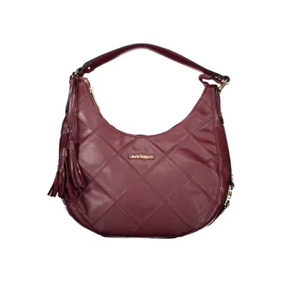 Laura Biagiotti Rosso Pvc Female Handbag In Burgundy