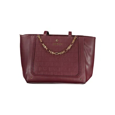 Laura Biagiotti Rosso Pvc Women Bag In Burgundy