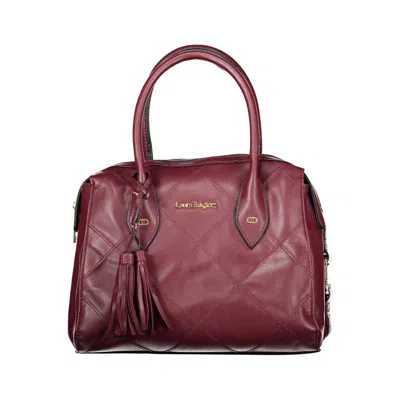 Laura Biagiotti Rosso Pvc Women Handbag In Burgundy
