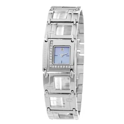 Laura Biagiotti Silver Stainless Steel Dress Watch In White