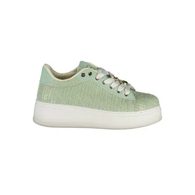 Laura Biagiotti Verde Poliuretano Women Sneaker In Green