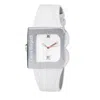 Laura Biagiotti White Leather Dress Watch