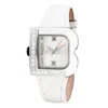 Laura Biagiotti White Leather Dress Watch