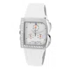 Laura Biagiotti White Leather Dress Watch