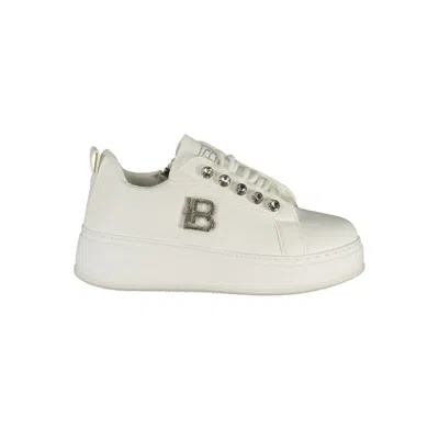 Laura Biagiotti White Polyester Athletic Sneakers