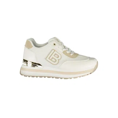 Laura Biagiotti White Polyurethane Women Sneaker In Neutral