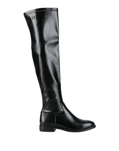 Laura Biagiotti Woman Boot Black Size 8 Synthetic Material