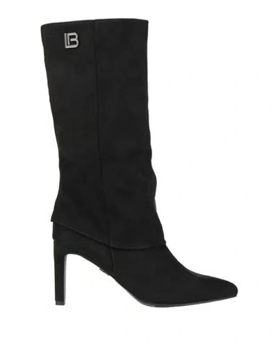 Laura Biagiotti Woman Boot Black Size 8 Textile Fibers