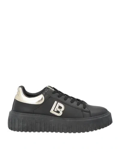 Laura Biagiotti Woman Sneakers Black Size 8 Rubber