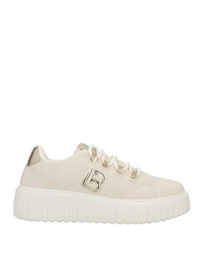 Laura Biagiotti Woman Sneakers Ivory Size 9 Textile Fibers, Synthetic Material In Neutral