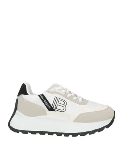 Laura Biagiotti Woman Sneakers Light Grey Size 9 Textile Fibers In Neutral