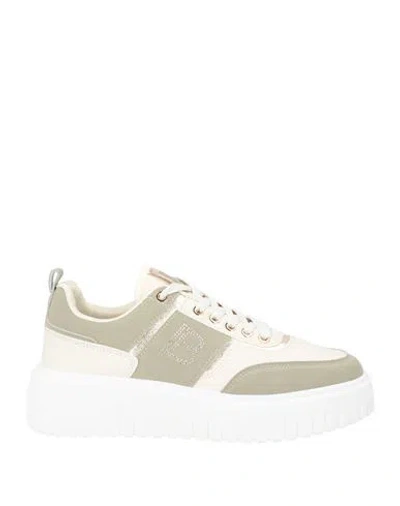 Laura Biagiotti Woman Sneakers Sage Green Size 8 Rubber