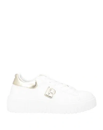 Laura Biagiotti Woman Sneakers White Size 8 Rubber