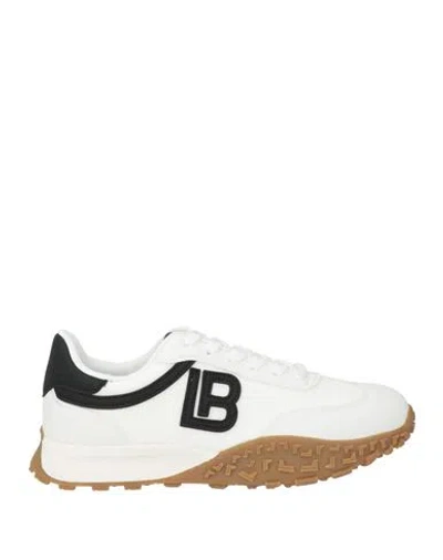 Laura Biagiotti Woman Sneakers White Size 9 Synthetic Material, Textile Fibers