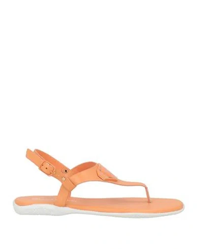 Laura Biagiotti Woman Thong Sandal Sand Size 8 Synthetisches Material In Multi