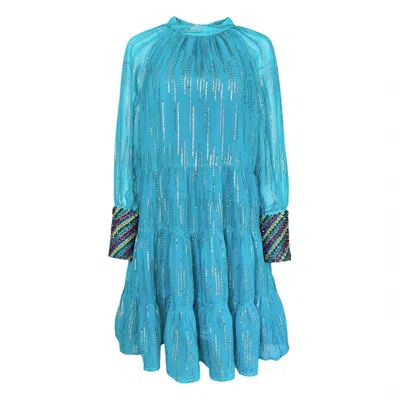 Laura Citron Women's Blue Diamond Dress