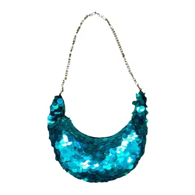 Laura Citron Women's Blue Donna Bag - Turquoise