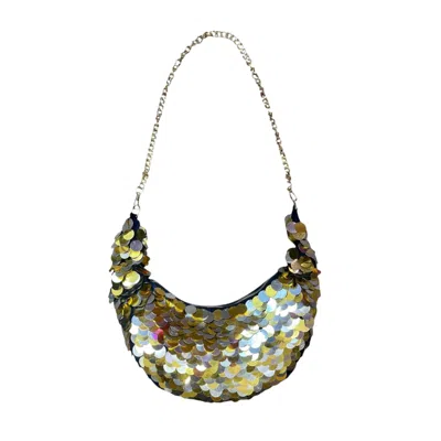 Laura Citron Women's Gold / Silver Donna Bag - Gold + Silver